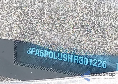 2017 Ford Fusion Hybrid Se z USA, uszkodzony, nr VIN 3FA6P0LU9HR301226